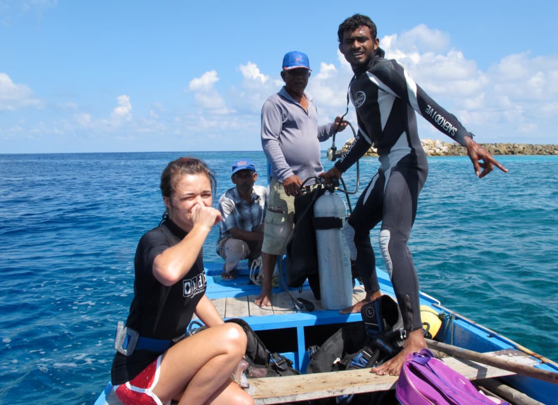 Early days of diving in Fuvahmulah